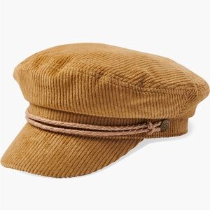 Brixton Corduroy Cap in Brown